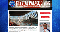 Desktop Screenshot of crystalpalacediving.co.uk